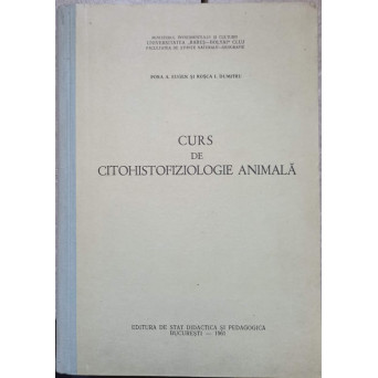 CURS DE CITOHISTOFIZIOLOGIE ANIMALA