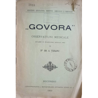 GOVORA. OBSERVATIUNI MEDICALE
