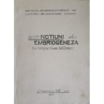 NOTIUNI DE EMBRIOGENEZA