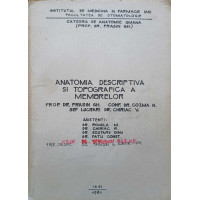 ANATOMIA DESCRIPTIVA SI TOPOGRAFICA A MEMBRELOR ANATOMIA DESCRIPTIVA SI TOPOGRAFICA A MEMBRELOR