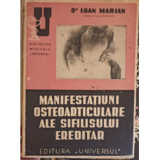 MANIFESTATIUNI OSTEOARTICULARE ALE SIFILISULUI EREDITAR