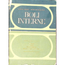 BOLI INTERNE, MANUAL PENTRU LICEE SANITARE CLASA A XI-A SI A XII-A