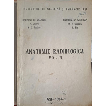 ANATOMIE RADIOLOGICA VOL. 3