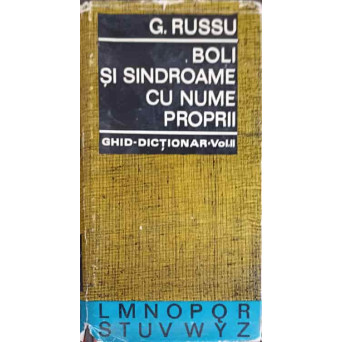 BOLI SI SINDROAME CU NUME PROPRII VOL.2