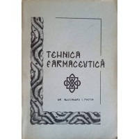 TEHNICA FARMACEUTICA VOL.1 TEHNICA FARMACEUTICA VOL.1