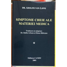 SIMPTOME CHEIE ALE MATERIEI MEDICA VOL.1 A-K