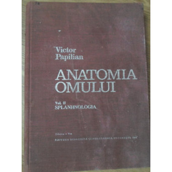 ANATOMIA OMULUI VOL.2 SPLANHNOLOGIA