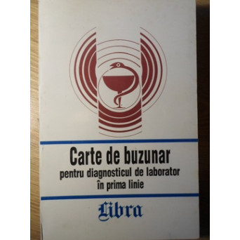CARTE DE BUZUNAR PENTRU DIAGNOSTICUL DE LABORATOR IN PRIMA LINIE