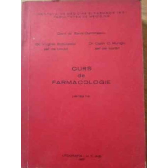 CURS DE FARMACOLOGIE, PARTEA 1