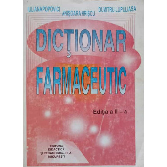 DICTIONAR FARMACEUTIC