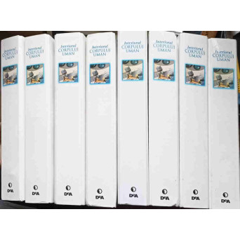 INTERIORUL CORPULUI UMAN. ENCICLOPEDIE COMPLETA DE MEDICINA SI INVESTIGATIE CLINICA. 8 BIBLIORAFTURI
