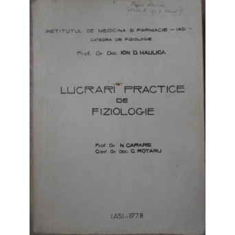 LUCRARI PRACTICE DE FIZIOLOGIE