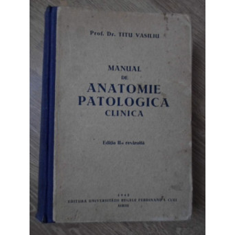 MANUAL DE ANATOMIE PATOLOGICA CLINICA