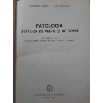 PATOLOGIA STARILOR DE VEGHE SI DE SOMN