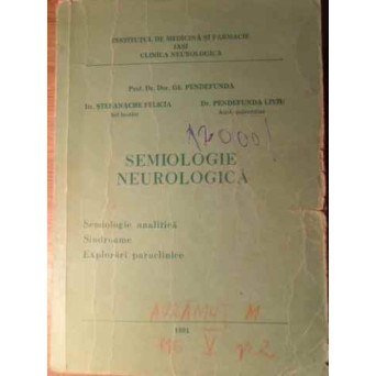 SEMIOLOGIE NEUROLOGICA