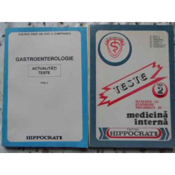 TESTE VOL.1-2 GASTROENTEROLOGIE, MEDICINA INTERNA