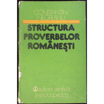 STRUCTURA PROVERBELOR ROMANESTI
