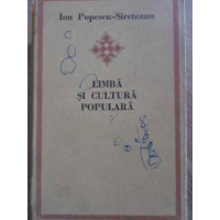 LIMBA SI CULTURA POPULARA LIMBA SI CULTURA POPULARA