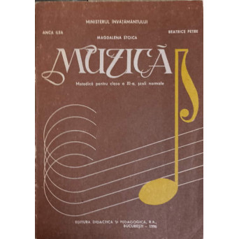 MUZICA. METODICA PENTRU CLASA A XI-A, SCOLI NORMALE