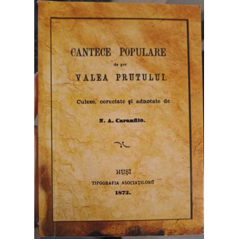 CANTECE POPULARE DE PE VALEA PRUTULUI