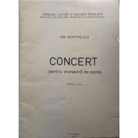 CONCERT PENTRU ORCHESTRA DE COARDE (PARTITURA) CONCERT PENTRU ORCHESTRA DE COARDE (PARTITURA)