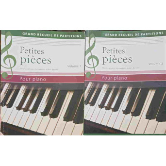 PETITES PIECES POUR PIANO (MICI PIESE PENTRU PIAN, PARTITURI) VOL.1-2 ETUDES, POLKAS, MENUETS ET AUTRES DANSES