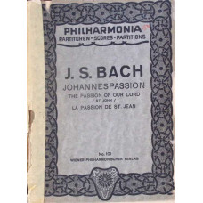 PARITURA MUZICALA. JOHANNESPASSION