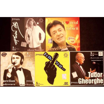 LOT 5 CD-URI MUZICA ROMANEASCA - VOCI MASCULINE