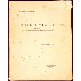 ISTORIA MUZICII VOL.1