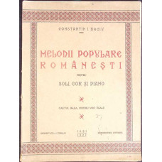 MELODII POPULARE ROMANESTI PENTRU SOLI, COR SI PIANO - CAIETUL 2 PENTRU VOCI EGALE