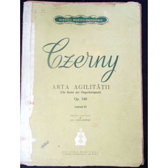 CZERNY. ARTA AGILITATII OP. 740
