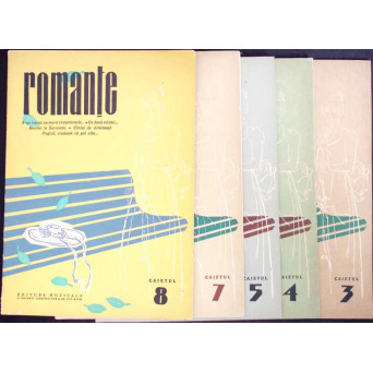 CAIETUL 3, 4, 5, 7, 8 ROMANTE (5 CAIETE)