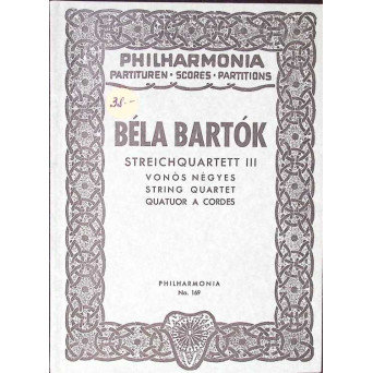 STREICHQUARTET III (PARTITURA MUZICALA)