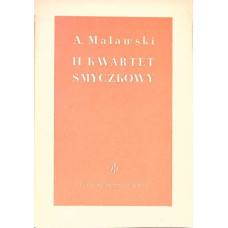 II KWARTET SMYCZKOWY NA 2 SKRZYPIEC, ALTOWKE I WIOLONCZELE (PARTITURA MUZICALA)