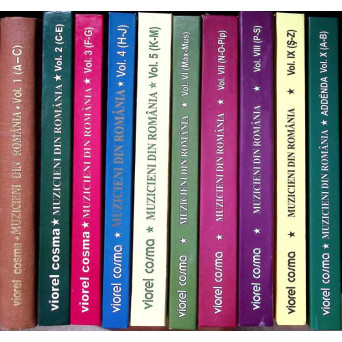 MUZICIENI DIN ROMANIA. LEXICON VOL.1-10 (1989-2011)