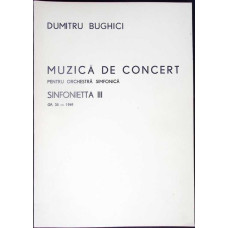 MUZICA DE CONCERT PENTRU ORCHESTRA SIMFONICA - SINFONIETTA III (CU DEDICATIA AUTORULUI) - PARTITURA