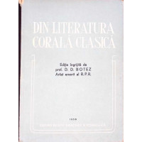 DIN LITERATURA CORALA CLASICA (PARTITURA) DIN LITERATURA CORALA CLASICA (PARTITURA)