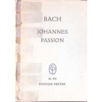 JOHANNES-PASSION (PARTITURA MUZICALA)