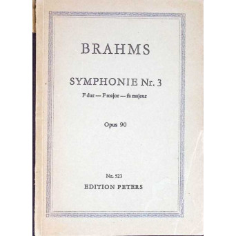 SYMPHONIE NR.3 F DUR (PARTITURA MUZICALA)
