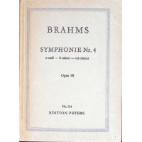 SYMPHONIE NR.4 E MOLL (PARTITURA MUZICALA)