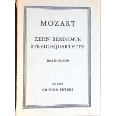ZEHN BERUHMTE. STREICHQUARTETTE (PARTITURA MUZICALA)