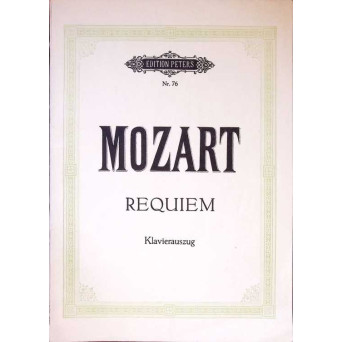 REQUIEM KLAVIER AUSZUG VON F. BRISSLER (PARTITURA MUZICALA)
