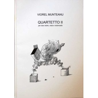 QUARTETTO II PER DUE VIOLINI, VIOLA E VIOLONCELLO (PARTITURA MUZICALA CU CD)