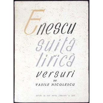 ENESCU. SUITA LIRICA