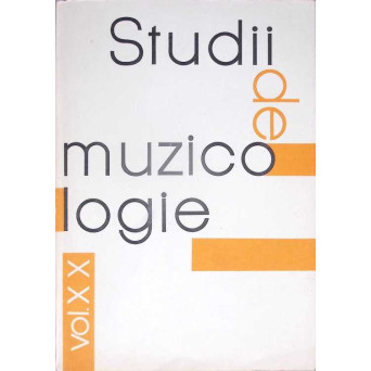STUDII DE MUZICOLOGIE VOL.XX
