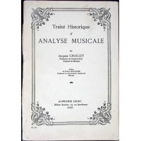 TRAITE HISTORIQUE D'ANALYSE MUSICALE