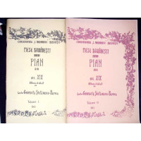 PIESE ROMANESTI PENTRU PIAN DIN SEC. XIX VOL.1-2 (CU DEDICATIA AUTOAREI) PIESE ROMANESTI PENTRU PIAN DIN SEC. XIX VOL.1-2 (CU DEDICATIA AUTOAREI)