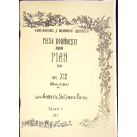 PIESE ROMANESTI PENTRU PIAN DIN SEC. XIX VOL.1 (CU DEDICATIA AUTOAREI)