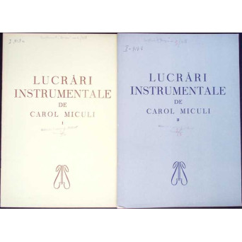 LUCRARI INSTRUMENTALE VOL.1-2 (PARTITURA)