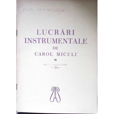 LUCRARI INSTRUMENTALE VOL.III LUCRARI INSTRUMENTALE VOL.III